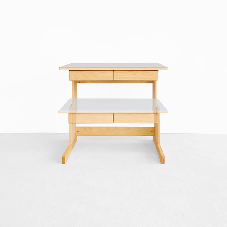 2本脚デスク 100｜家具と学習机(デスク)の専門店キシル