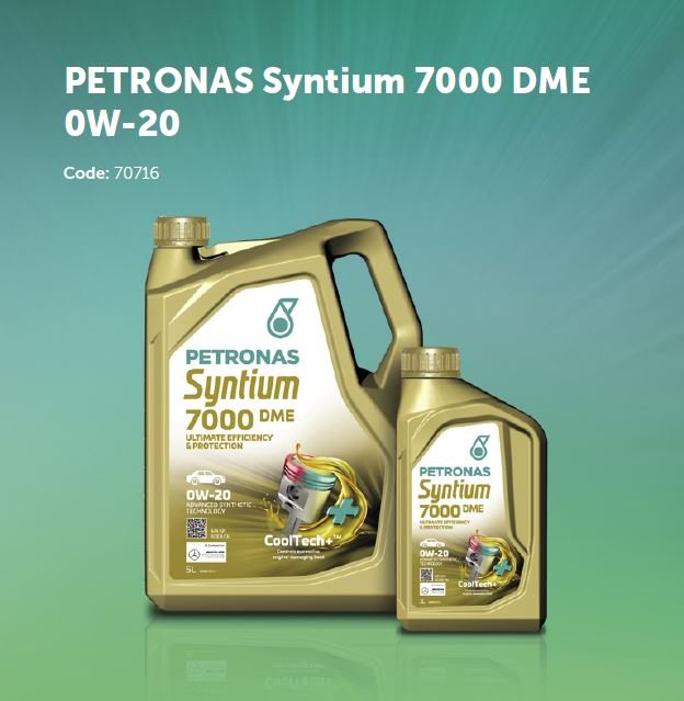 Petronas Syntium 7000DME 0W-20 Engine Oil | YMF Car Parts