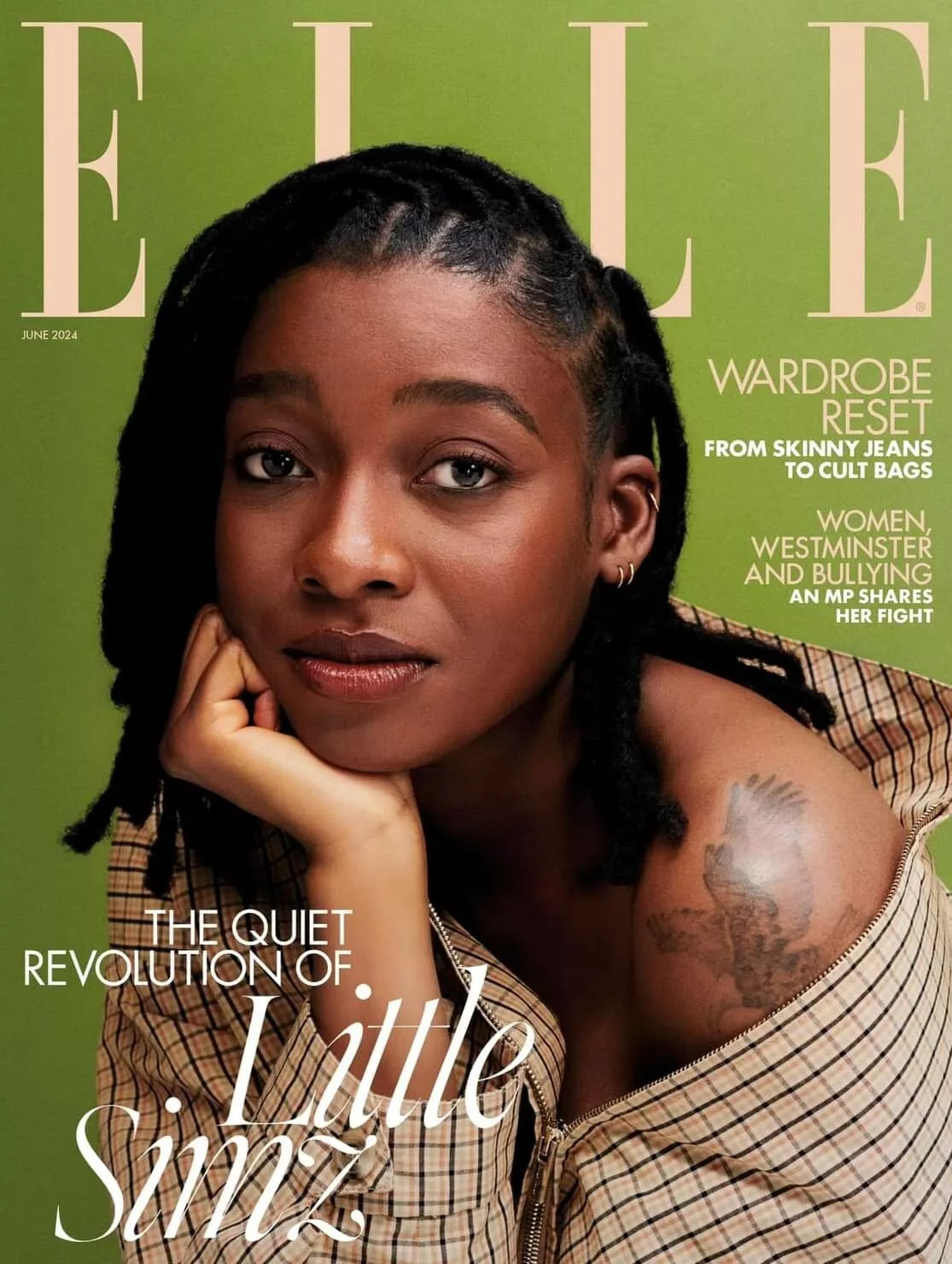 Elle Magazine UK June 2024 - Little Simz - YourCelebrityMagazines