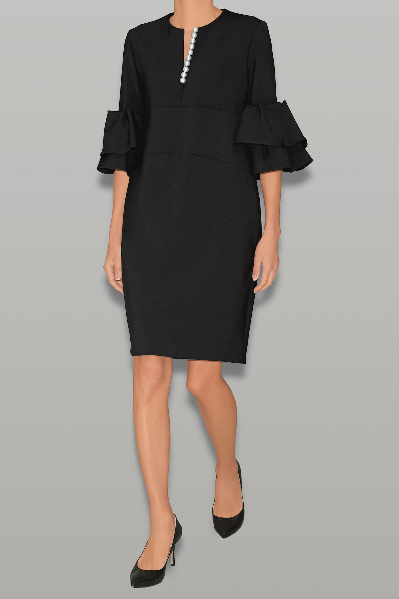 ティアードスリーブパールドレス – YOKO CHAN