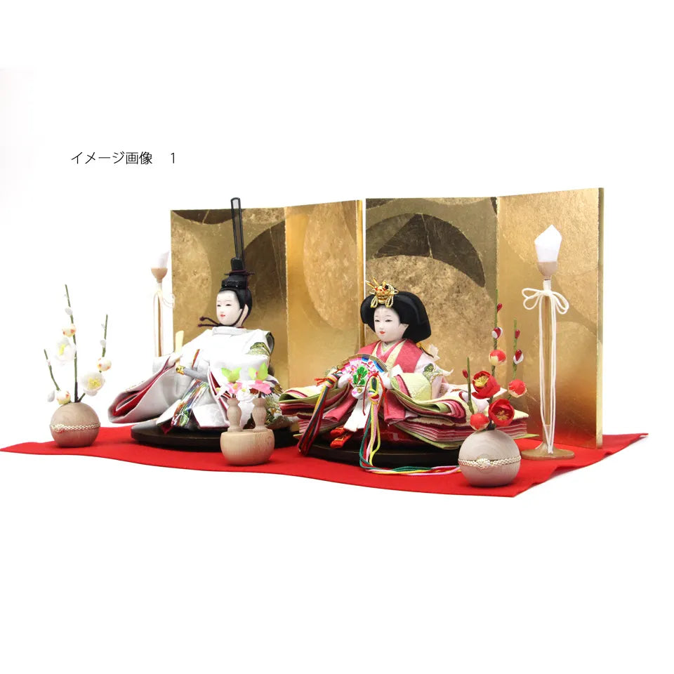 18cm 2曲一双 円金屏風 – 横手人形オンラインストア