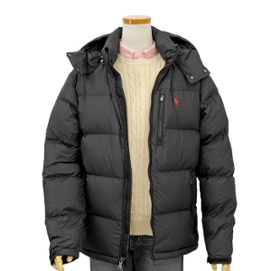 POLO ラルフローレン メンズダウンジャケット フード着脱可能