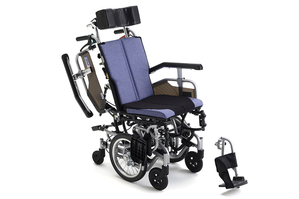 ミキ 介助用ティルト・リクライニング 6輪車いす ｜ 車いす（ティルト