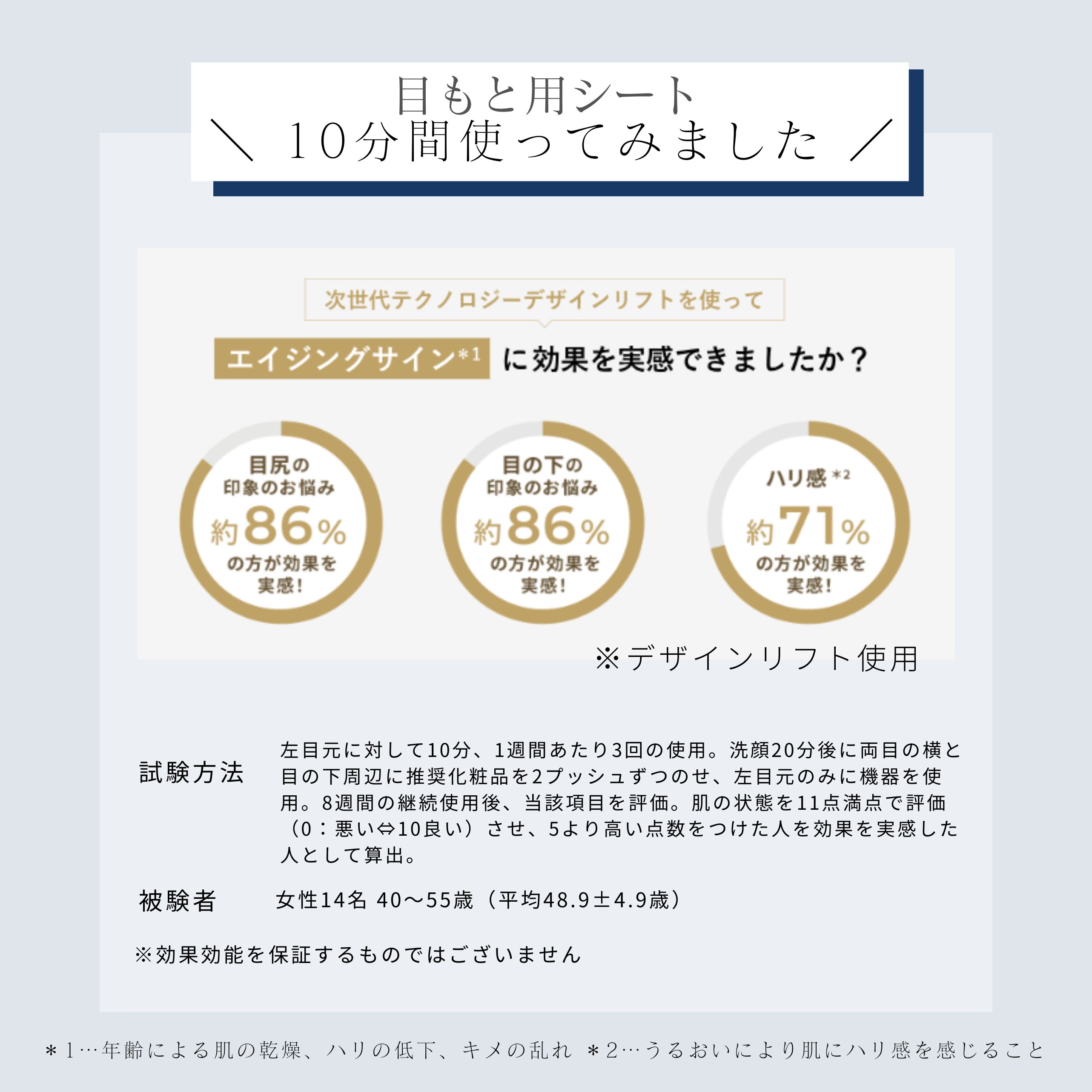 デザインリフトモア目もと集中4ヵ月コースN（C1）｜ヤーマン公式通販