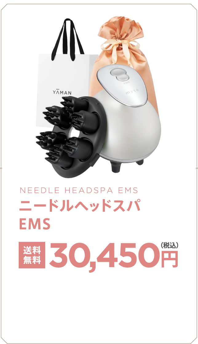 頭も顔もリフトケア。ニードルヘッドスパリフトシリーズ｜mysé(ミーゼ