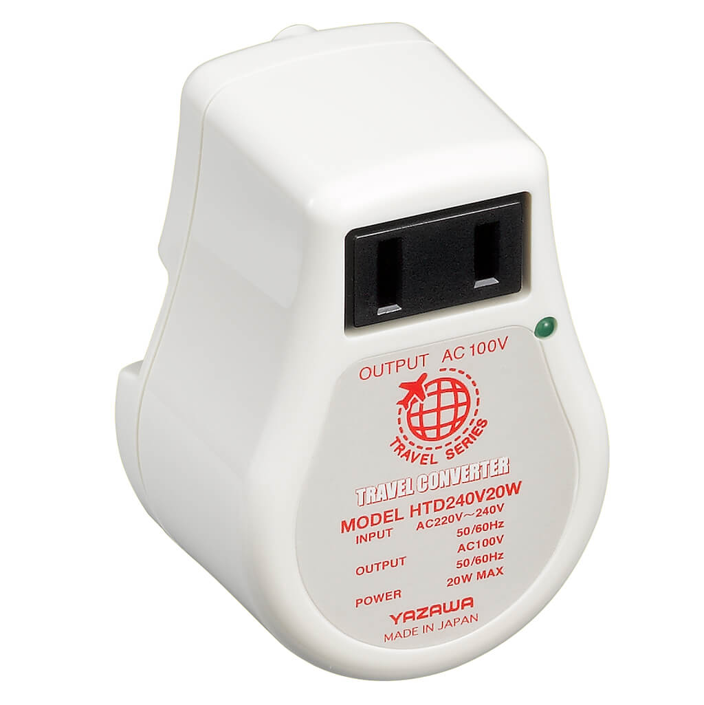 海外のAC220～240Vの国で使える変圧器 20W｜YAZAWA CORPORATION