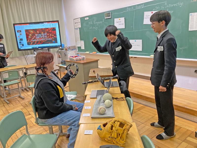 山口県立高森みどり中学校への訪問｜グローバル｜ブログ | 広報活動