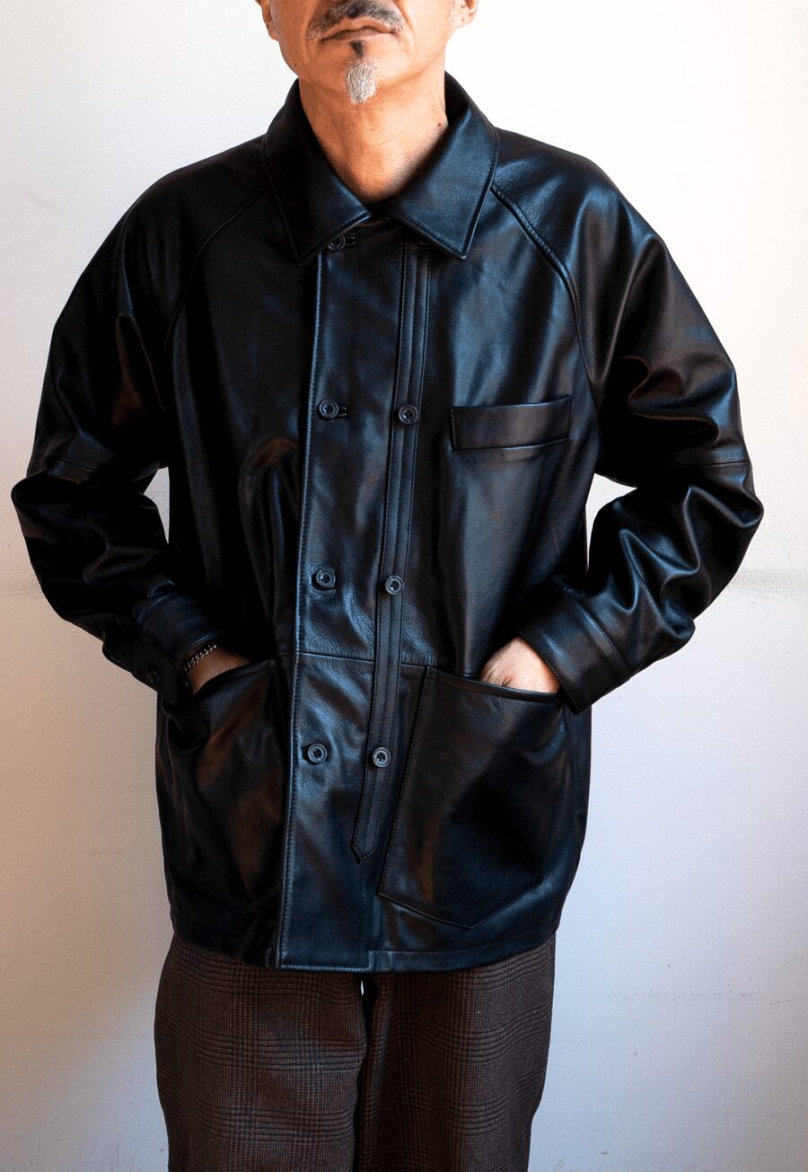 CCU COW SKIN “L.C” COVERALL SHIRT | 大阪心斎橋のメンズ洋服の