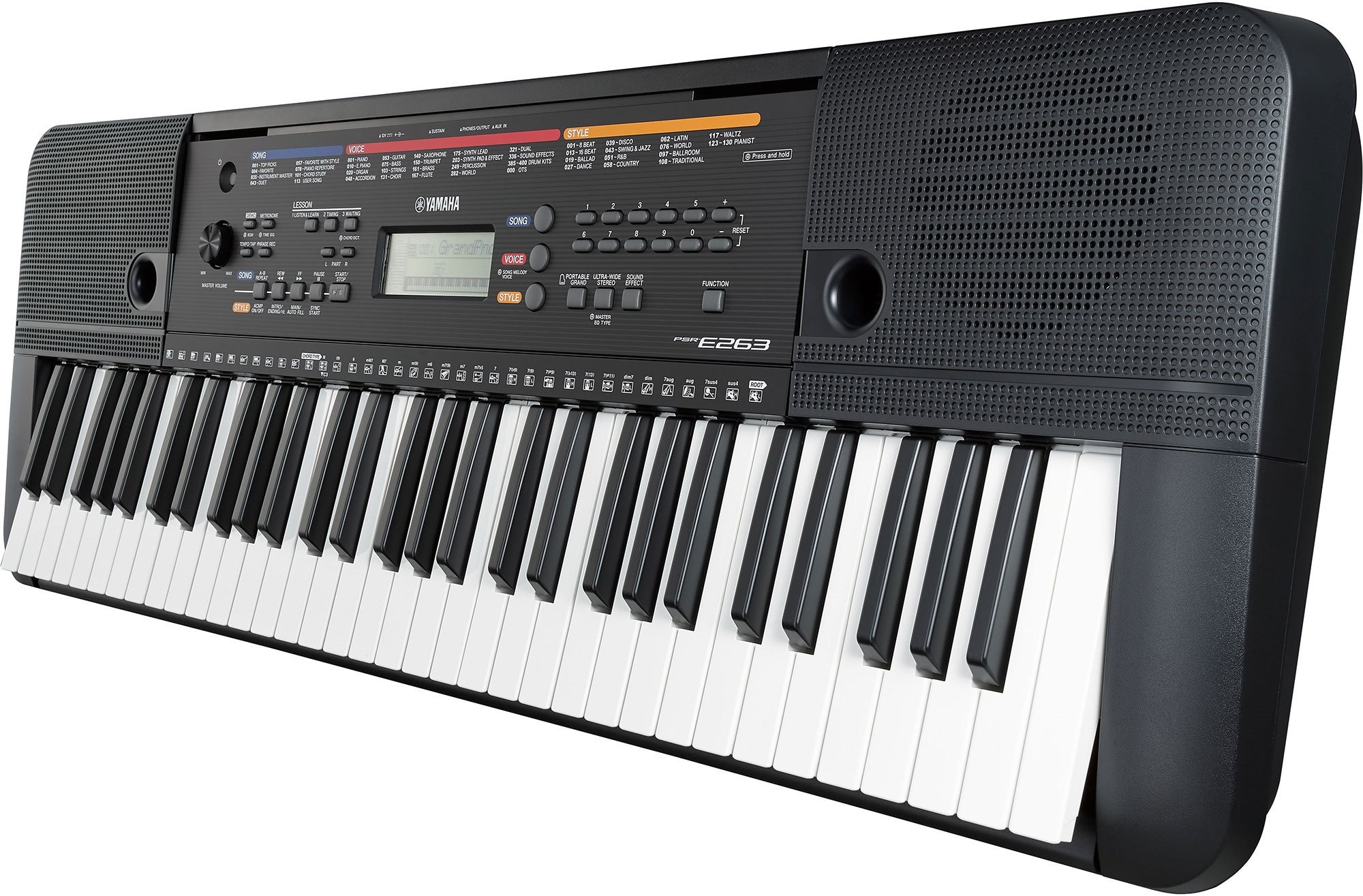 PSR-E263 - Audio & Video - Portable Keyboards - Keyboard