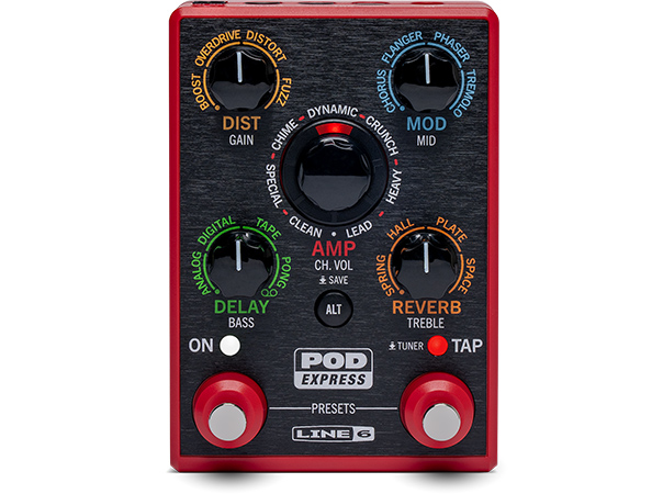 アンプ／エフェクト・プロセッサーの人気シリーズ“POD”に、「HX