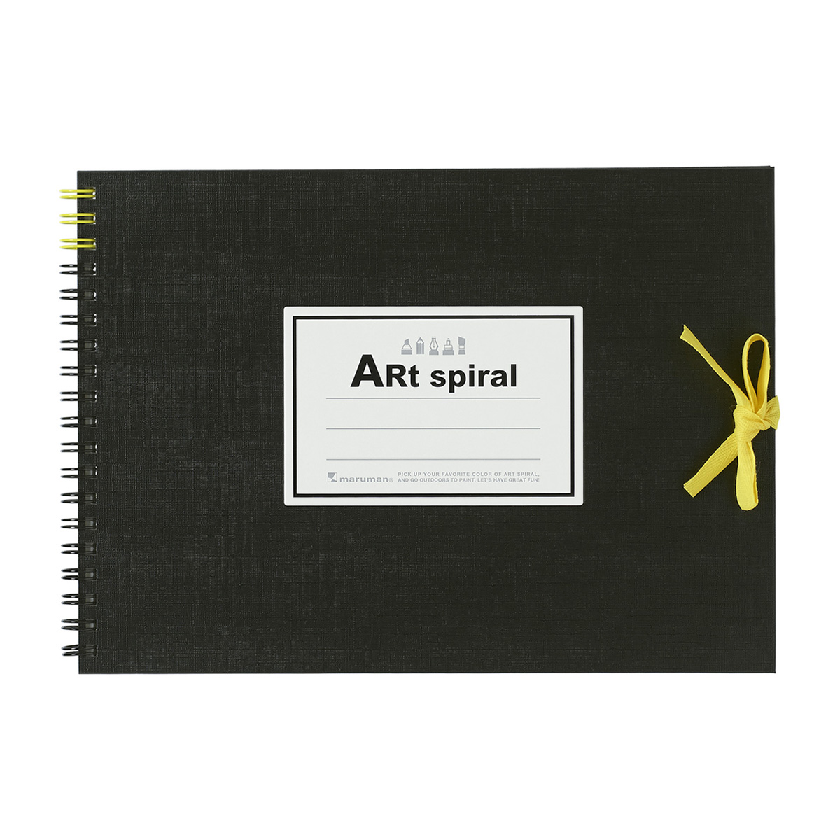 マルマン スケッチブック アートスパイラル F1 ブラック 24枚