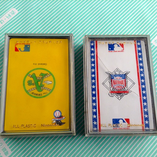 トランプ】昭和レトロ 任天堂 メジャーリーグ トランプ 2種類セット