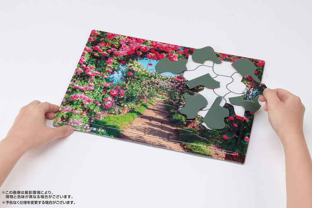 いきいきパズル バラ満開の一本木公園（長野）【通販限定