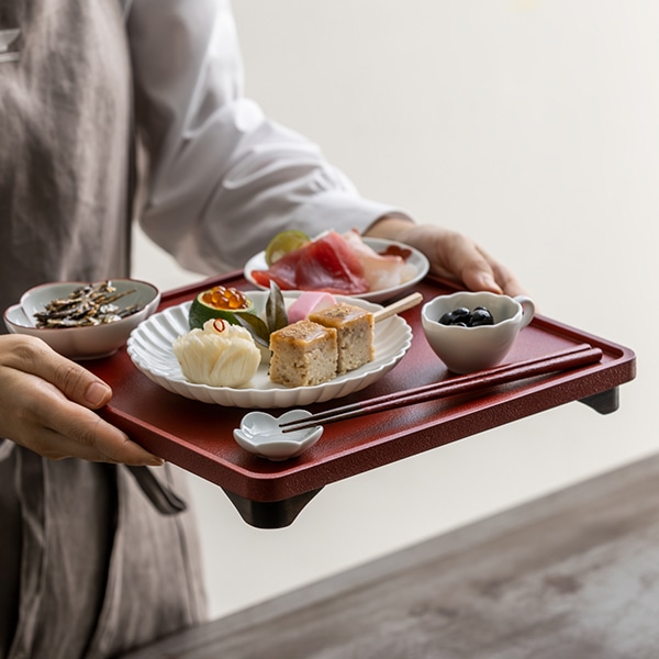 山中塗 足つき膳｜トレー・おぼん・コースター｜料理家 栗原はるみ