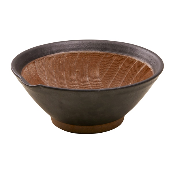 黒すり鉢 8寸｜すり鉢・スライサー・おろし器｜料理家 栗原はるみ