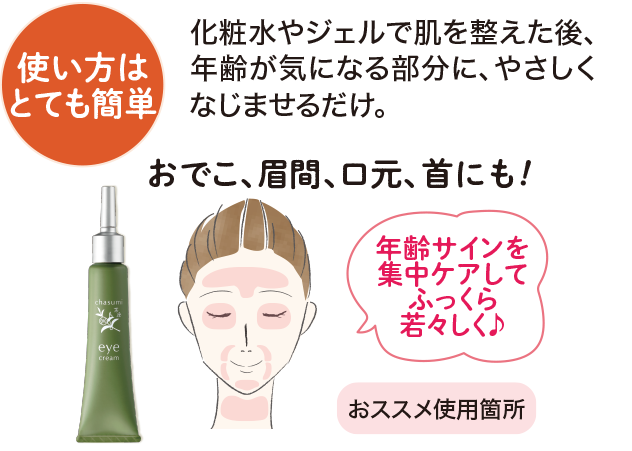 茶澄 目元クリーム ゆうか【公式】オンラインストア｜茶澄（ちゃすみ