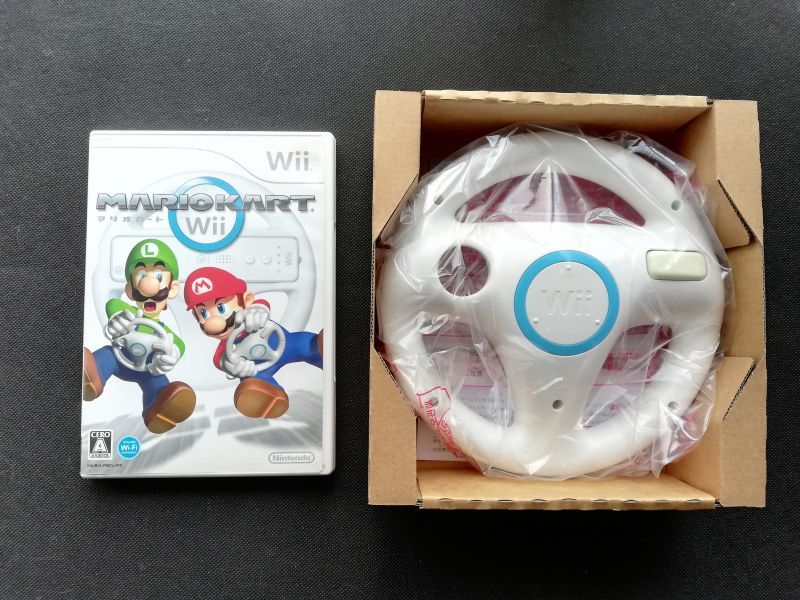 マリオカートWii ハンドル同梱版 箱説有 wiiウィー - 遊戯屋