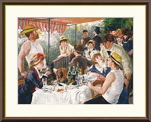 ルノワール作 舟遊びをする人々の昼食