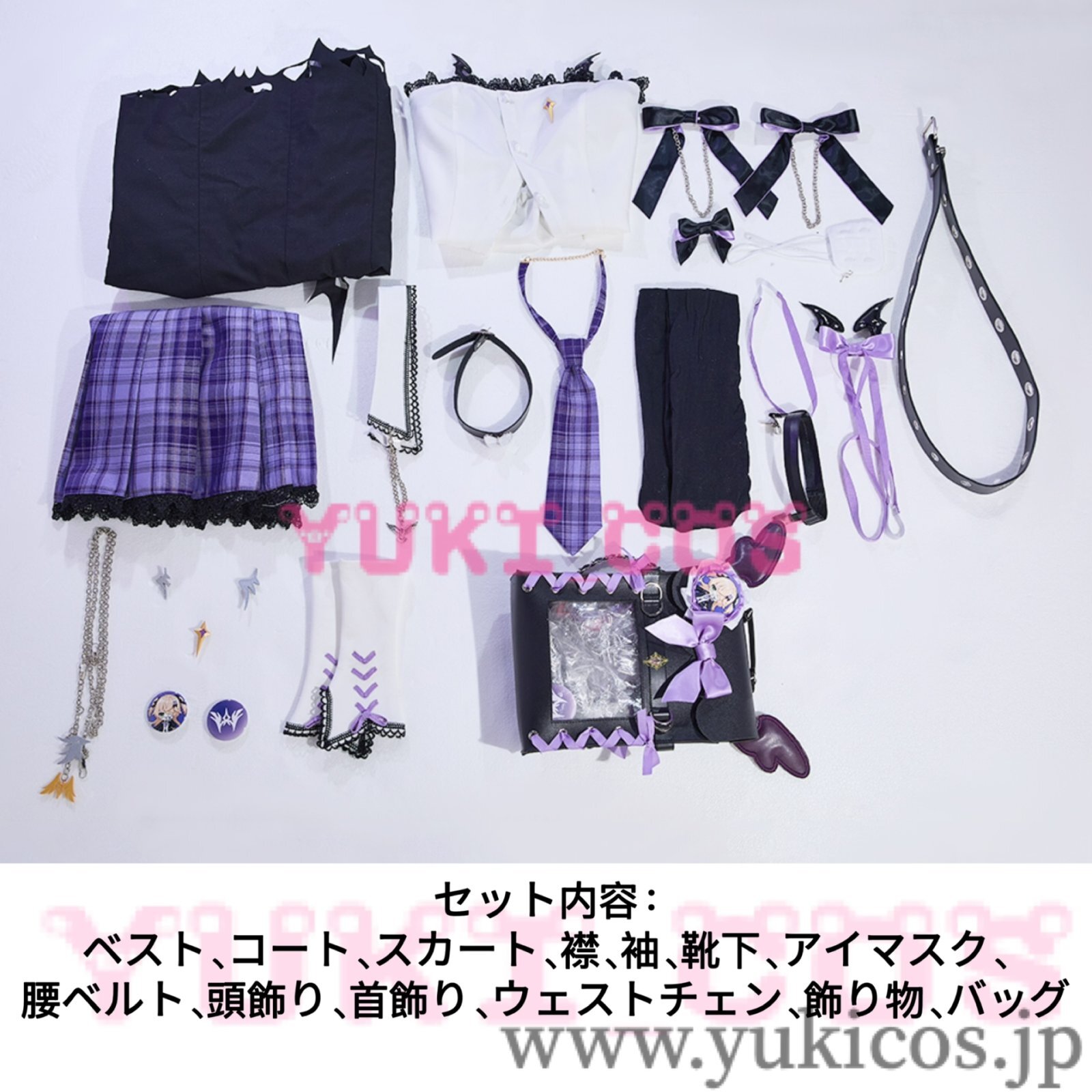 原神 げんしん Cafe in Seoul Fischl フィッシュル コスプレ衣装 送料無料