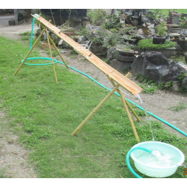 循環式流しそうめん竹セット2mの商品情報 流しそうめん用竹セット