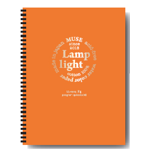 コットン100％国産水彩紙 ランプライト ブック 300g (13枚綴じ・本型