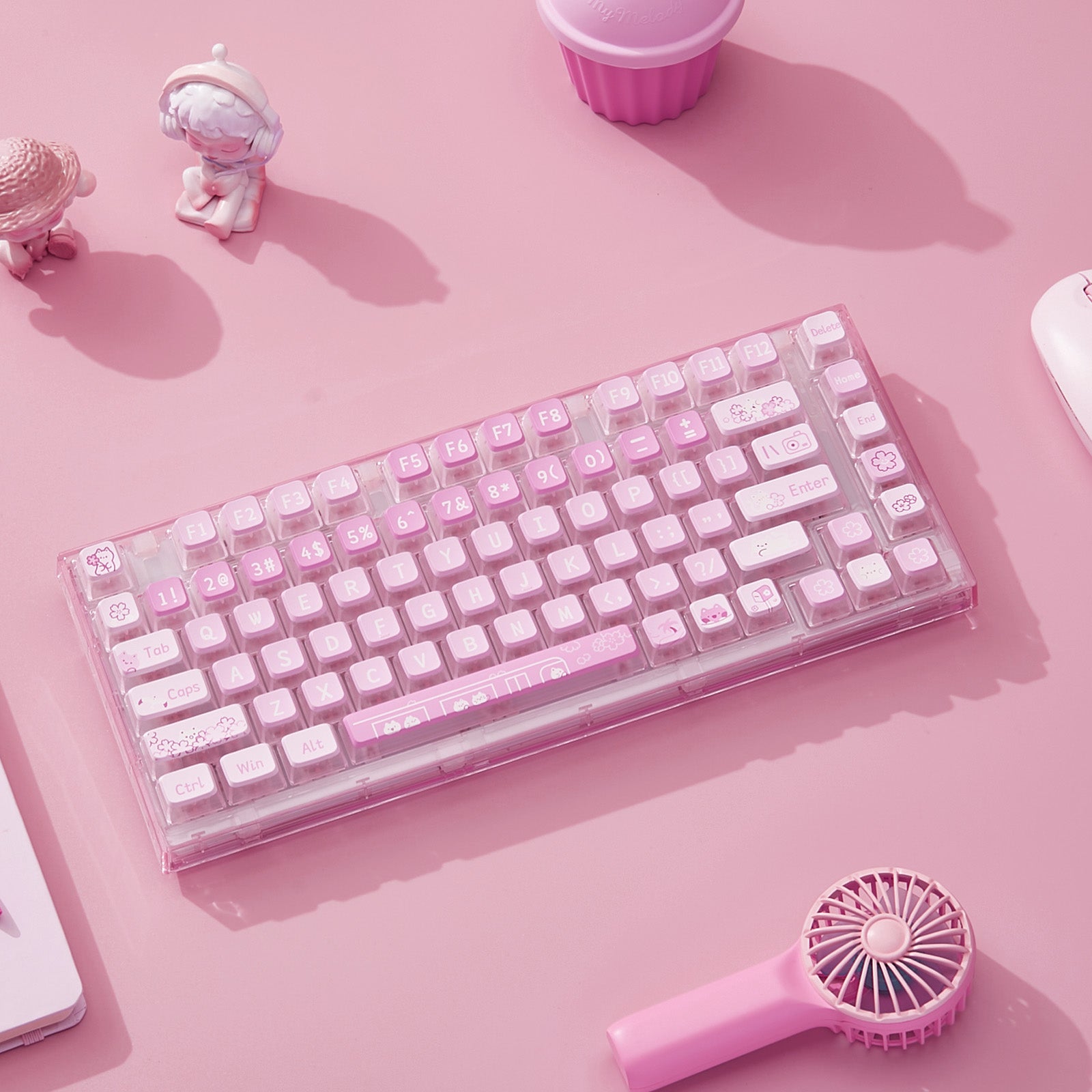 YUNZII X75 PRO 82 Key Wireless Hot Swappable Gasket Transparent