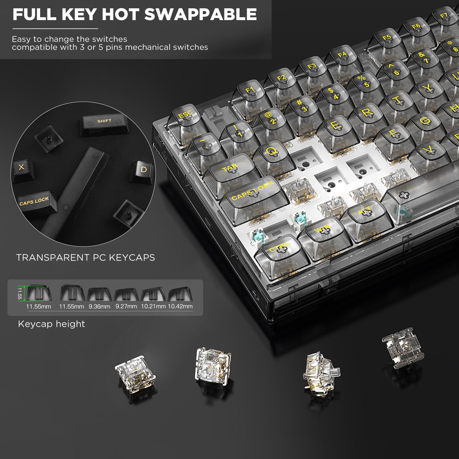 X75/X75 PRO – YUNZII KEYBOARD