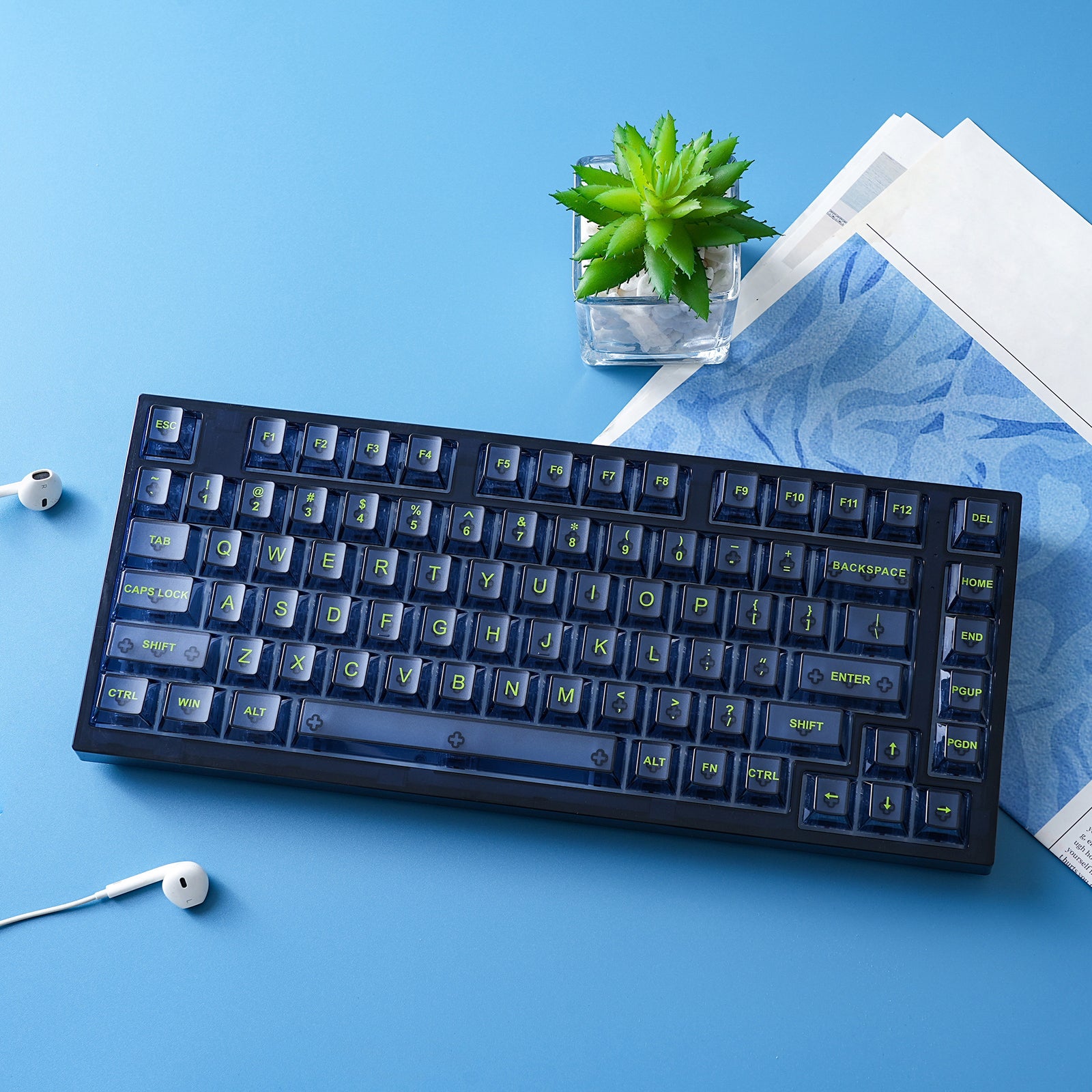 YUNZII X75 PRO 82 Key Wireless Hot Swappable Gasket Transparent