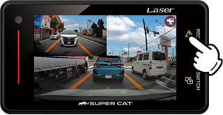 Z840DR ドライブレコーダー機能｜ドライブレコーダー付レーザー