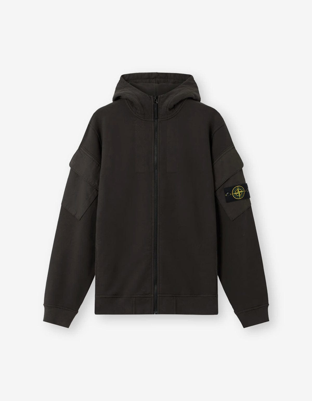 Stone Island Lead Grey Compass Zip Hoodie – Zoo Fashions