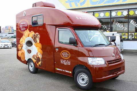 スィーツカフェ移動販売車【問合せNO.24】 | キッチンカー製作と移動