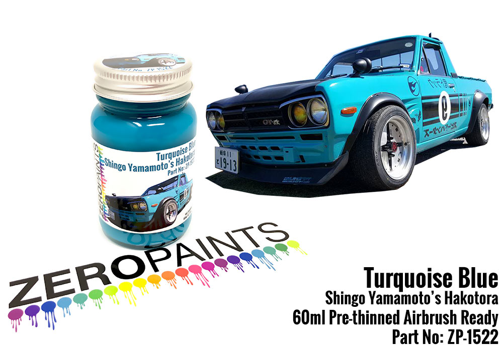 Turquoise Blue Paint - Shingo Yamamoto's Hakotora 60ml | ZP-1522
