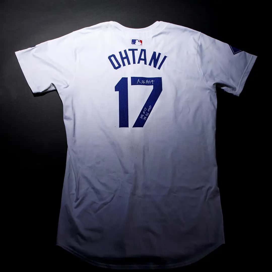 大谷翔平の実使用ユニフォームを「1億円」で販売 （写真・画像 1/4