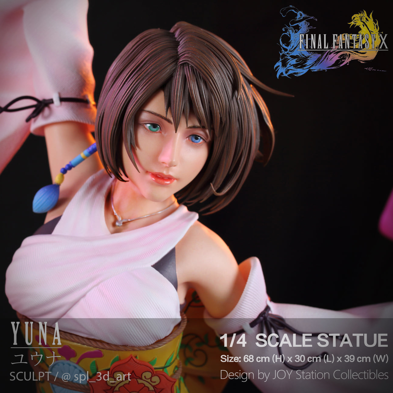 Yuna - Final Fantasy X - JOY Station Collectibles - ZBrushCentral