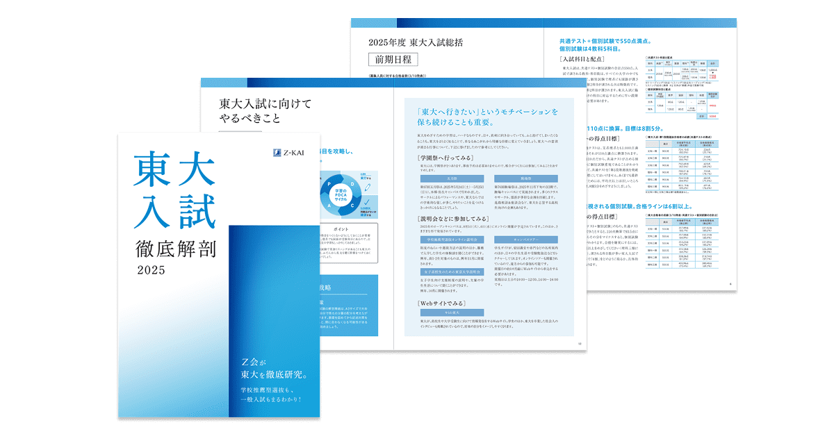 2026年度】 東大入試分析「傾向」と「対策」 - Z会東大受験対策サイト