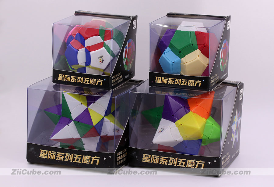 YuXin Interstellar Series Magaminx Space Swift Star Navi Burst