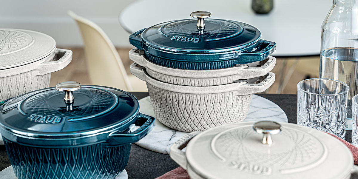 staub ココットラウンド ラメール 20cm ストウブ 鋳物ホーロー鍋