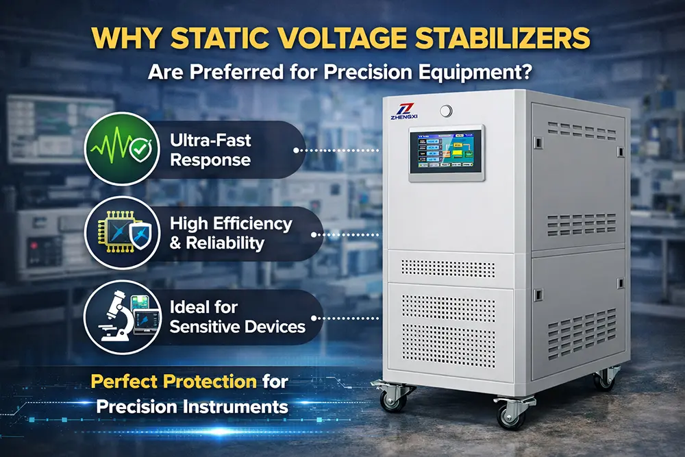 Why Static Voltage Stabilizers Are Preferred for Precision