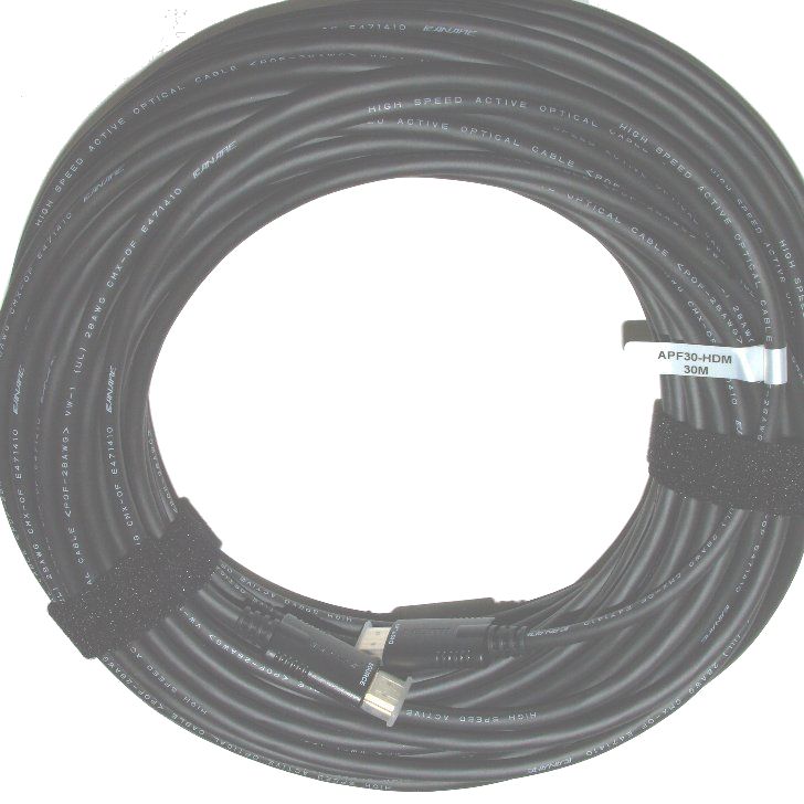 カナレ電気製 長尺HDMIケーブルの販売 光ファイバーの使用で50m