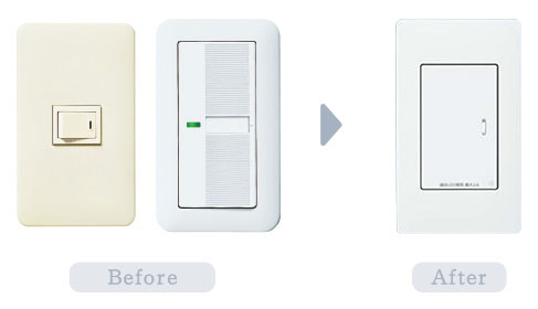 埋込スイッチON/OFF（リンクプラス）（2線式） | アドバンスシリーズ