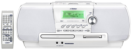 JVC RC-A1-S クラビア ラジカセ CD-MDポータブルシステムRC-A1製品情報