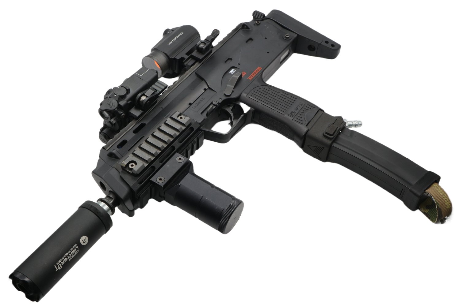 Airtac UK TM MP7 GBBR MP5 マガジン アダプター （完成品）｜M&S11B2