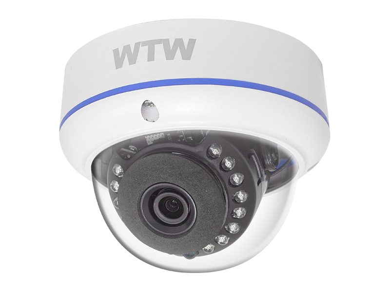 500万画素 XPoE専用 IPC 屋外軒下仕様 小型赤外線ドーム型カメラ 【WTW