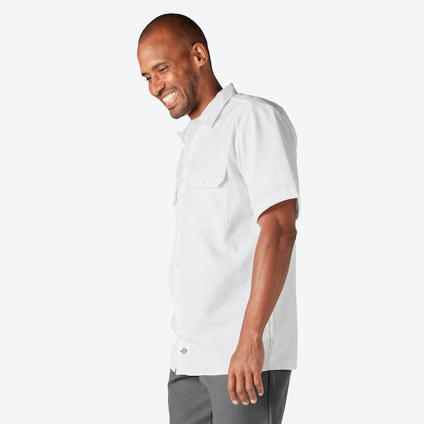Dickies Short Sleeve Work Shirt - White – Xtreme Boardshop (XBUSA.COM)