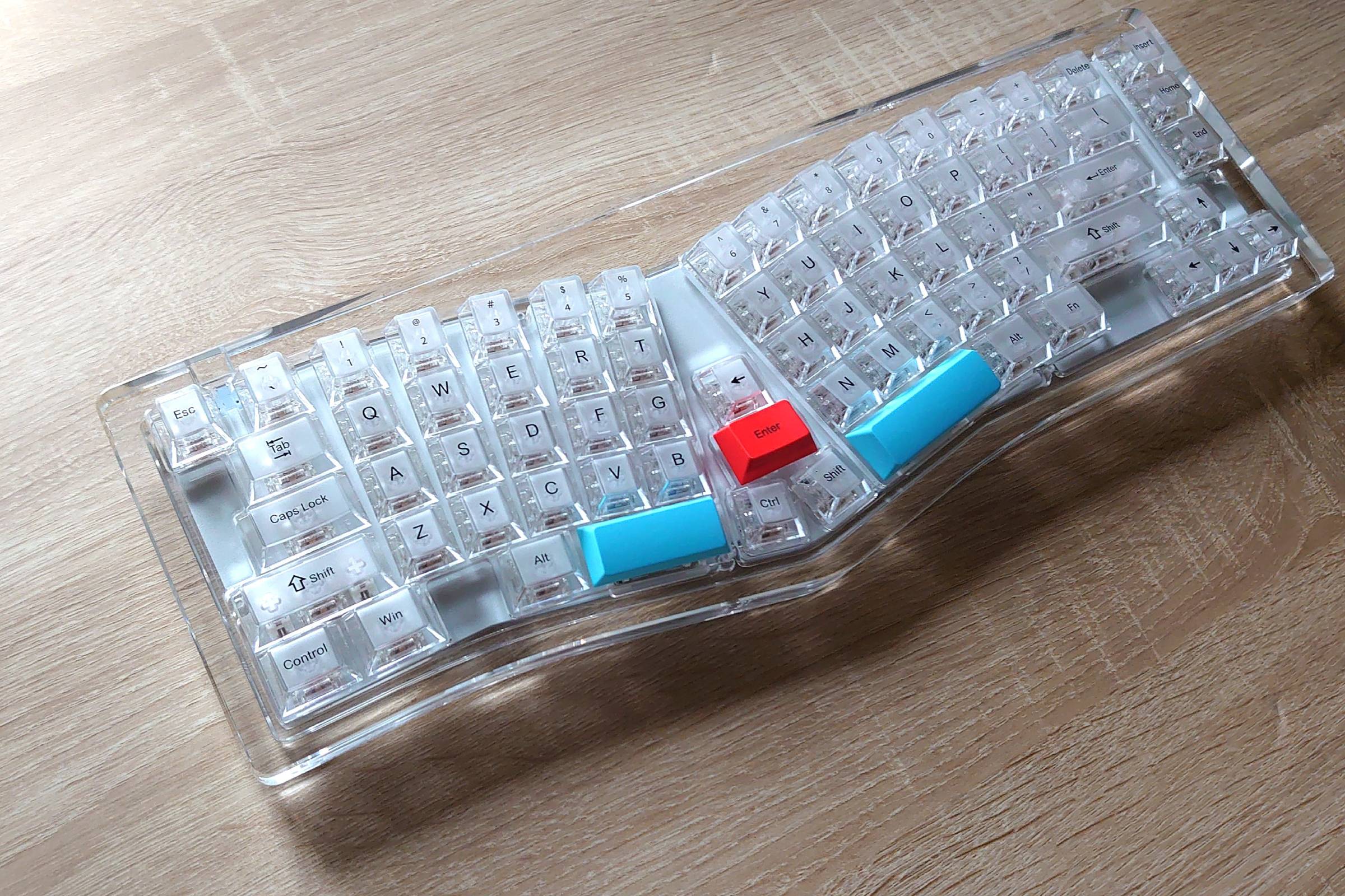 X-Bows Crystal: Wireless Ergonomic Mechanical Keyboard – X-Bows® Store