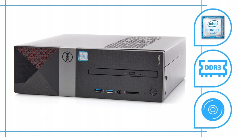 Dell Vostro 3250 Sff Intel Core i3 8GB DDR3 256GB SSD Windows 10