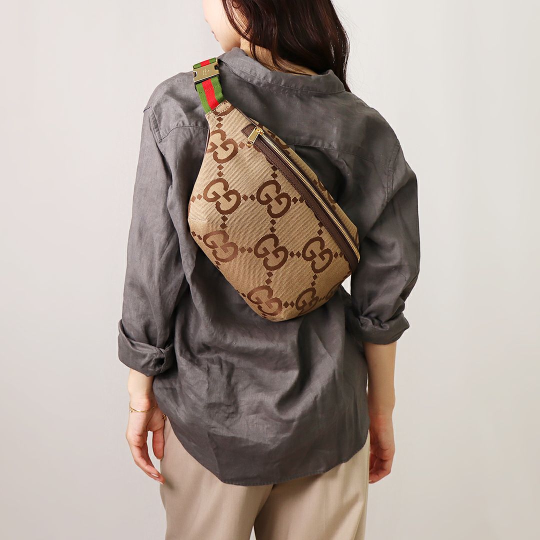 グッチ GUCCI ボディバッグ ベルトバッグ ジャンボGG 696031 UKMDG