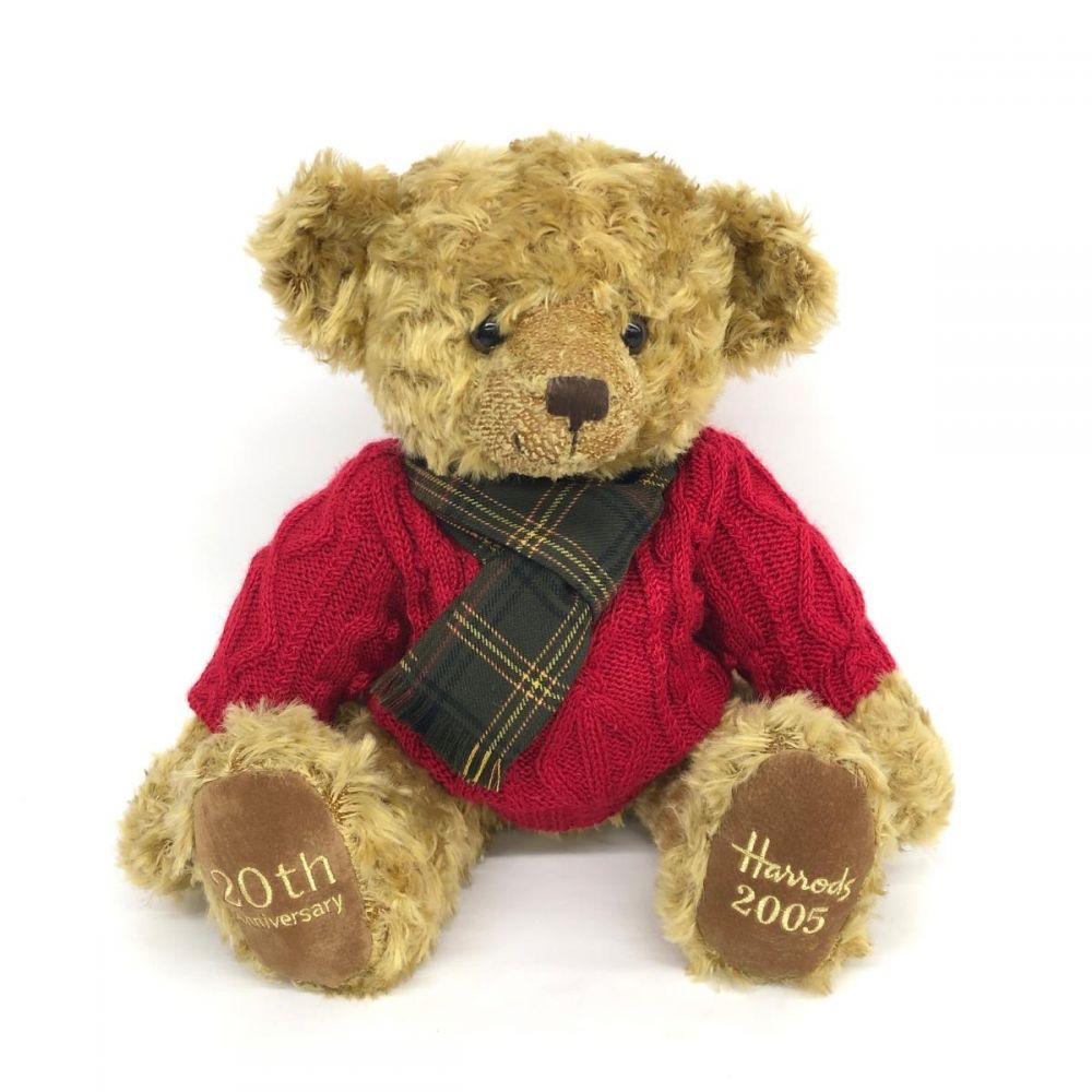 ハロッズ/ぬいぐるみ/テディベア/イヤーベア/クリスマスベア/2005/20th