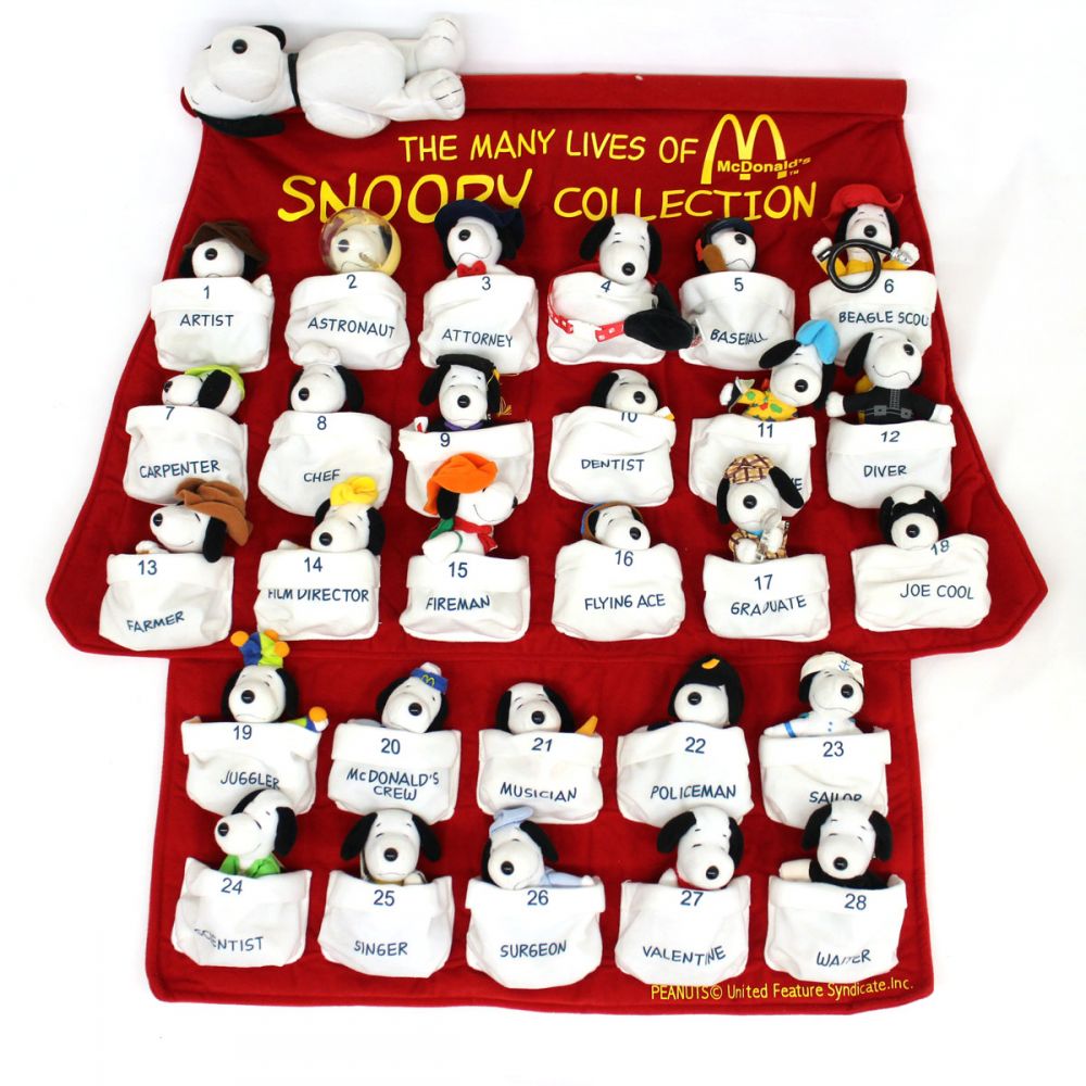 マクドナルド ハッピーセット SNOOPY スヌーピー ぬいぐるみ