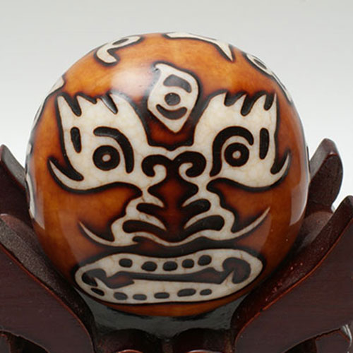 あんこ、秘蔵紅天珠‼️西蔵老礦古代伝承紅三眼天珠 P様確認用、秘蔵紅